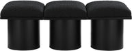 Pavilion - 3 Piece Modular Bench With Black Base - Simple Home Plus