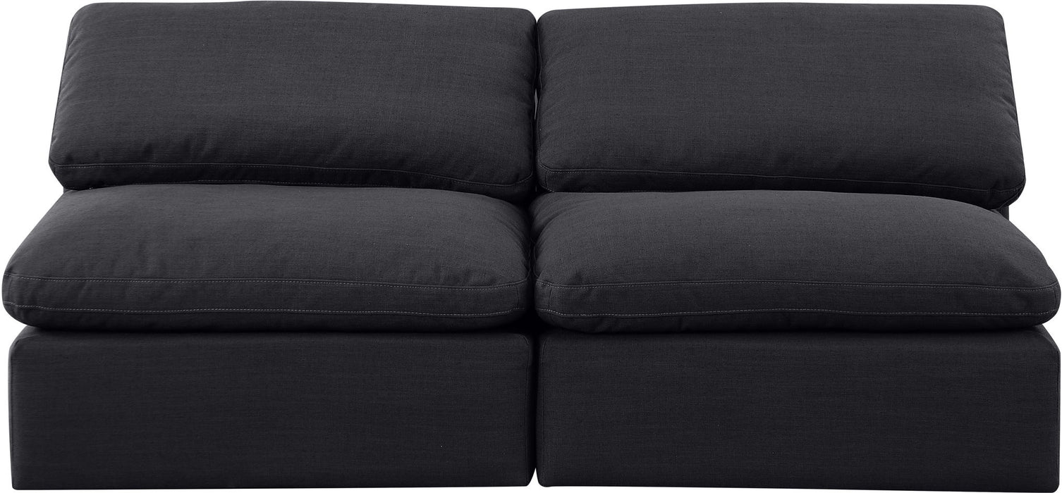 Indulge - Linen 2 Seat Modular Armless Sofa - Simple Home Plus
