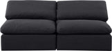 Indulge - Linen 2 Seat Modular Armless Sofa - Simple Home Plus
