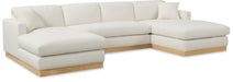 Johanna - 3 Piece Sectional - Natural Base - Simple Home Plus