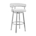 Lorin - Stainless Steel Swivel Bar Stool - Simple Home Plus