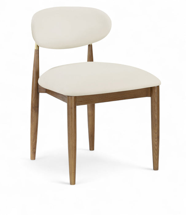 Riccio - Side Chair (Set of 2) - Walnut Frame - Simple Home Plus