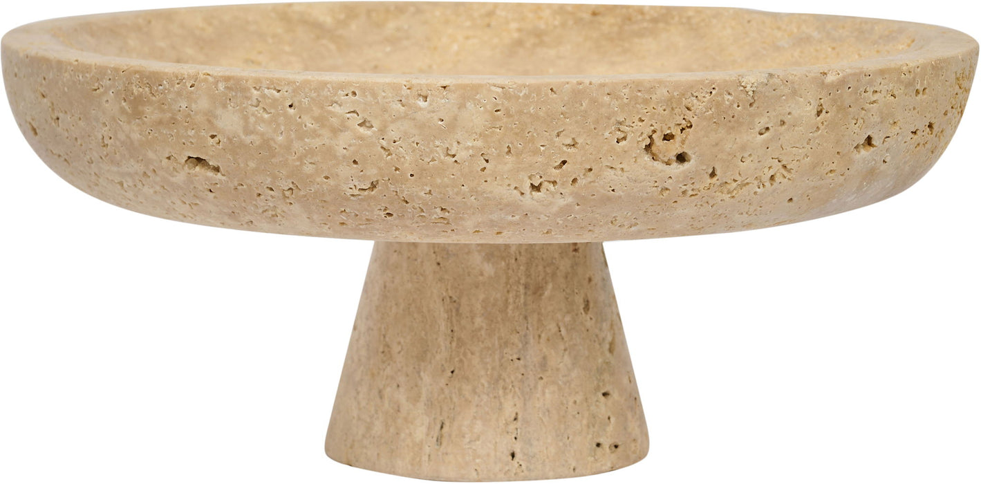 Simpson - Travertine Bowl - Simple Home Plus