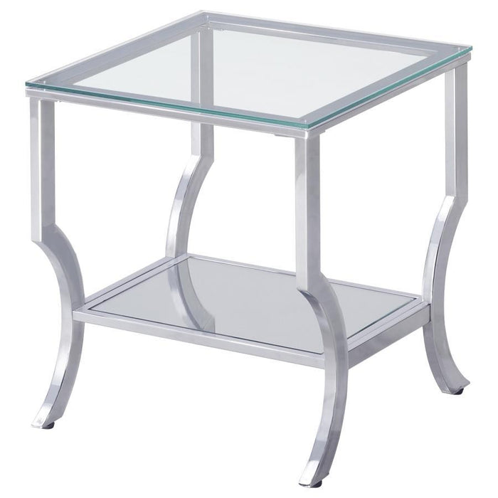 Saide - Glass Top Coffee And End Table Set - Simple Home Plus