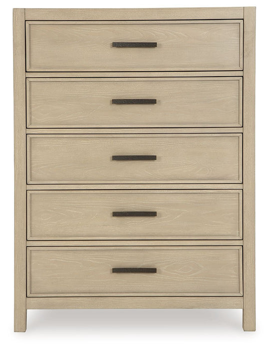 Calmoro - Five Drawer Chest - Gray - Simple Home Plus