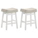 Lenon - Modern Farmhouse Wood Counter Height Kitchen Bar Stool - Simple Home Plus