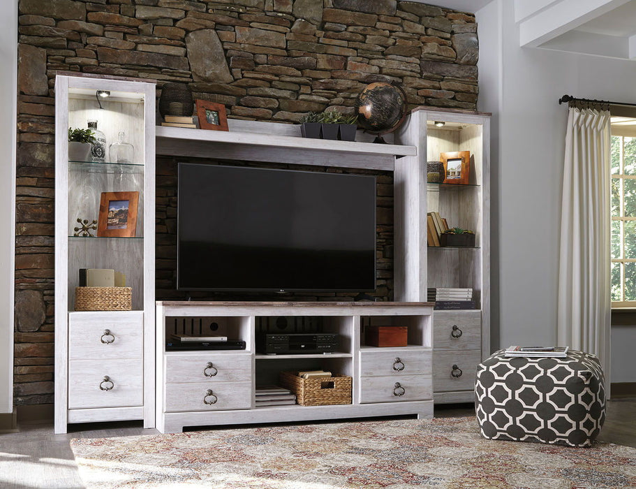 Willowton - Entertainment Center With Fireplace Option - Simple Home Plus