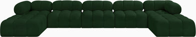 Ames - 7 Piece Fabric Modular U-Shaped Sectional - Simple Home Plus