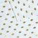 Metallic Dot - Twin Printed Sheet Set - White / Gold - Simple Home Plus