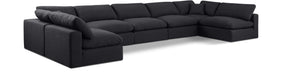 Comfy - 7 Piece Linen Modular Armless Sectional - Simple Home Plus