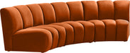 Infinity - 3 Piece Velvet Modular Sectional - Simple Home Plus