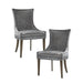 Ultra - Dining Side Chair (Set of 2) - Dark Gray - Simple Home Plus