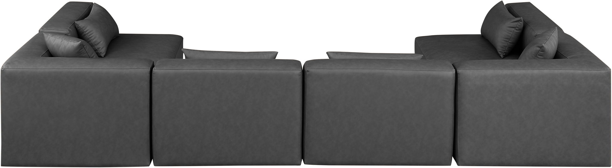 Cube - 6 Piece Modular Armless Sectional - Simple Home Plus