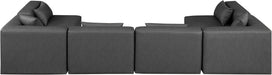 Cube - 6 Piece Modular Armless Sectional - Simple Home Plus