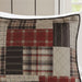 Timber - 3 Piece Full/Queen Reversible Printed Quilt Set - Red/Black - Simple Home Plus
