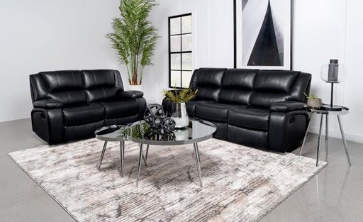 Camila - Upholstered Reclining Sofa Set - Simple Home Plus