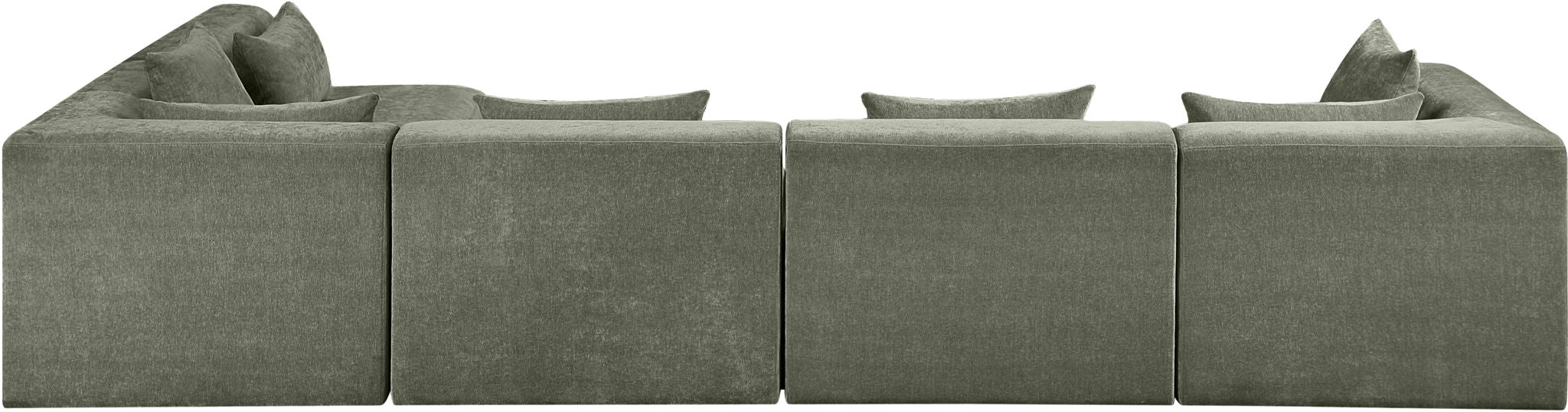 Stellar - 5 Piece Upholstered Modular Sectional - Simple Home Plus
