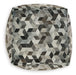 Albermarle - Gray / Brown - Pouf - Simple Home Plus