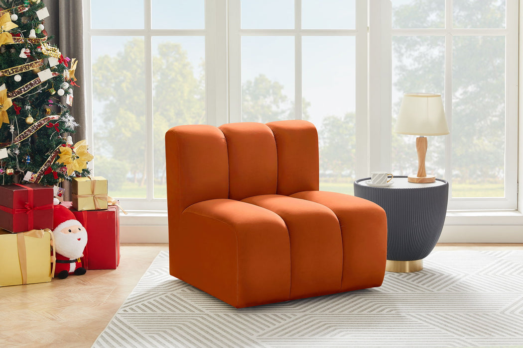 Arc - Velvet Straight Chair - Simple Home Plus