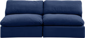 Comfy - Velvet Modular Armless Sofa 2 Seats - Simple Home Plus