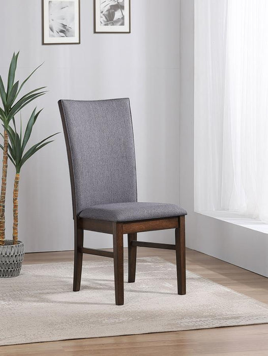 Sherwood - Upholstered Dining Side Chair (Set of 2) - Gray - Simple Home Plus