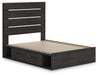 Hollivern - Panel Bed With Storage - Simple Home Plus