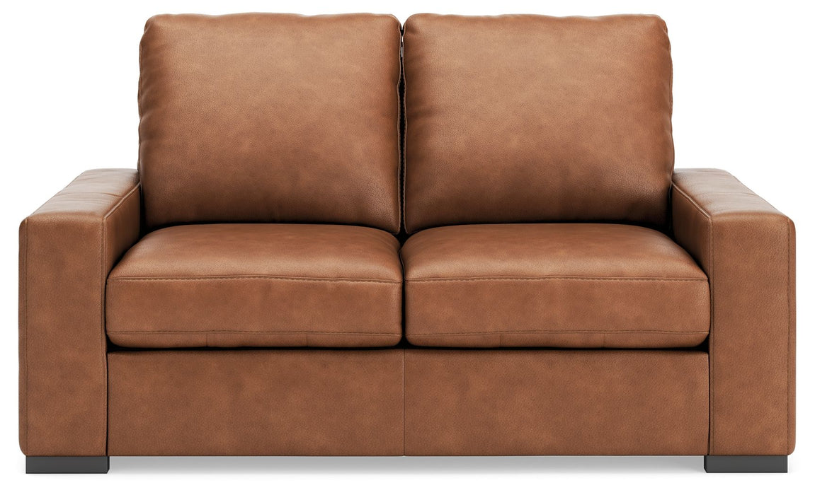 Calden - Loveseat - Caramel - Simple Home Plus