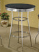 Retro - Round 30" 1950's Bistro Pub Height Bar Table - Simple Home Plus