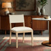 Avon - Linen Textured Performance Fabric Upholstered Dining Side Chair (Set of 2) - Simple Home Plus