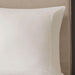 Hanae - Blend Yarn Dyed Euro Sham - White - Simple Home Plus