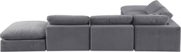 Comfy - 6 Piece Velvet Modular Sectional - Simple Home Plus