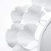 Eden - Eden Gingko Leaf Round Wall Mirror 30.5" - White - Simple Home Plus