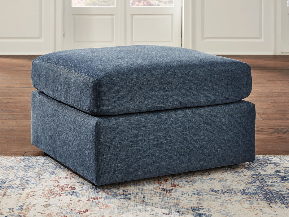 Modmax - Ink - Oversized Accent Ottoman - Fabric - Simple Home Plus