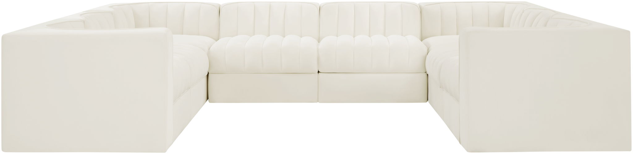 Rummi - Velvet Performance Fabric Upholstered Modular Sectional - Simple Home Plus