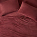Soloft Plush - 3 Piece Twin Micro Plush Sheet Set - Burgundy - Simple Home Plus