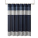 Amherst - Shower Curtain - Navy - Simple Home Plus