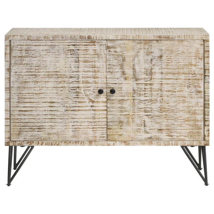 Eileen - 2 Door Wood Storage Accent Cabinet - Simple Home Plus