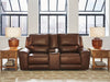 DeepWakes - Power Reclining Loveseat / Console / Adjustable Headrest - Simple Home Plus