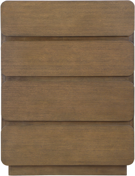 Adagio - Solid Wood And Oak Veneer Chest - Simple Home Plus