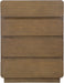 Adagio - Solid Wood And Oak Veneer Chest - Simple Home Plus