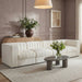 Rummi - Velvet Performance Fabric Upholstered 4 Piece Modular Sofa - Simple Home Plus