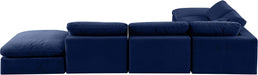 Comfy - 6 Piece Velvet Modular Sectional - Simple Home Plus