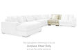 Lindyn - Armless Chair - Ivory - Simple Home Plus