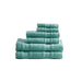 Adrien - 6 Piece Towel Set - Teal - Simple Home Plus