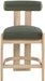 Arienzo - Velvet Performance Fabric Upholstered Counter Stool (Set of 2) - Simple Home Plus