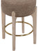 Torino - Backless Counter Stool With Brushed Natural Base (Set of 2) - Simple Home Plus