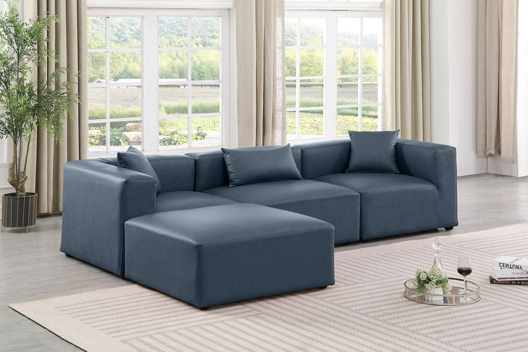 Cube - 4 Piece Modular Sectional With Chaise - Simple Home Plus