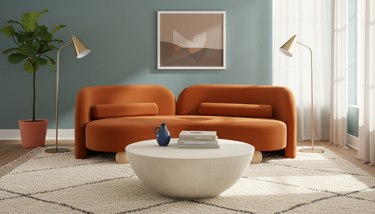 Daphne - Velvet Sofa - Simple Home Plus