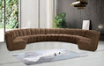 Infinity - 9 Piece Velvet Modular Sectional - Simple Home Plus