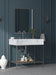 Marmo - Engineered Marble Bathroom Vanity With Chrome Base - Simple Home Plus
